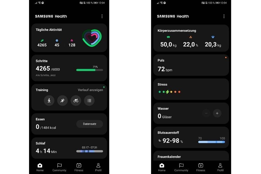enregistrement donnees dans application mobiles montre connectee femme